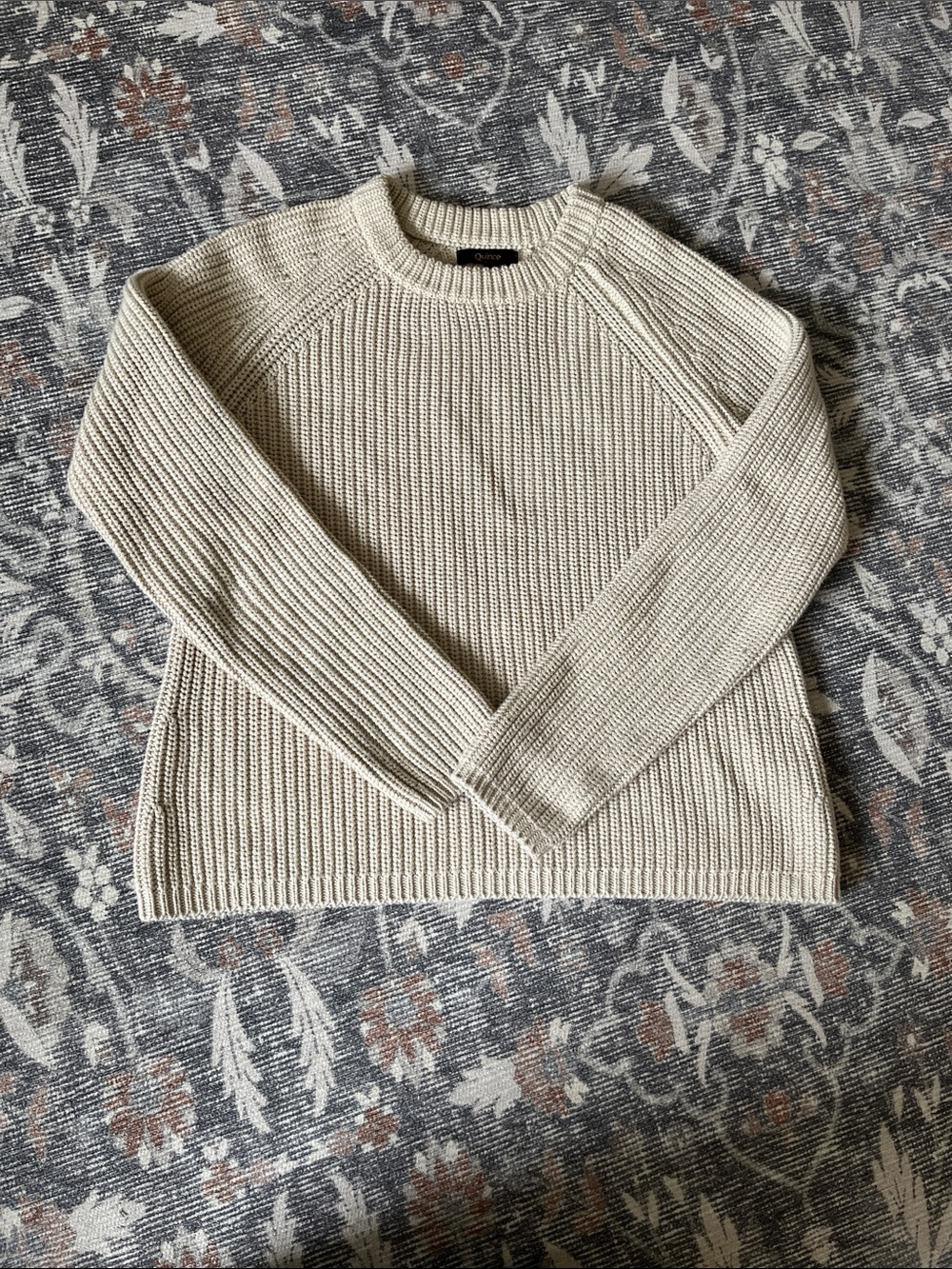 Quince Women’s Crewneck Sweater in Cream